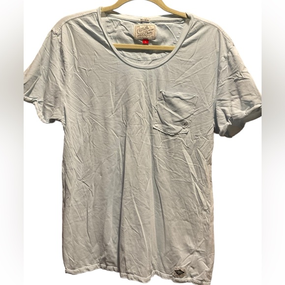 MILLS BROTHERS Women’s Pale Blue T Shirt - Picture 1 of 10
